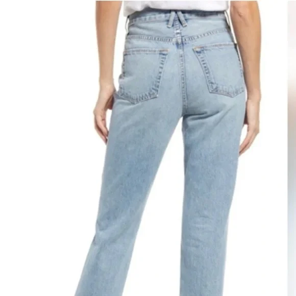 Slvrlake Sierra Light Wash Jeans Straight Leg 26 Distressed Valley of Fire - Picture 2 of 12